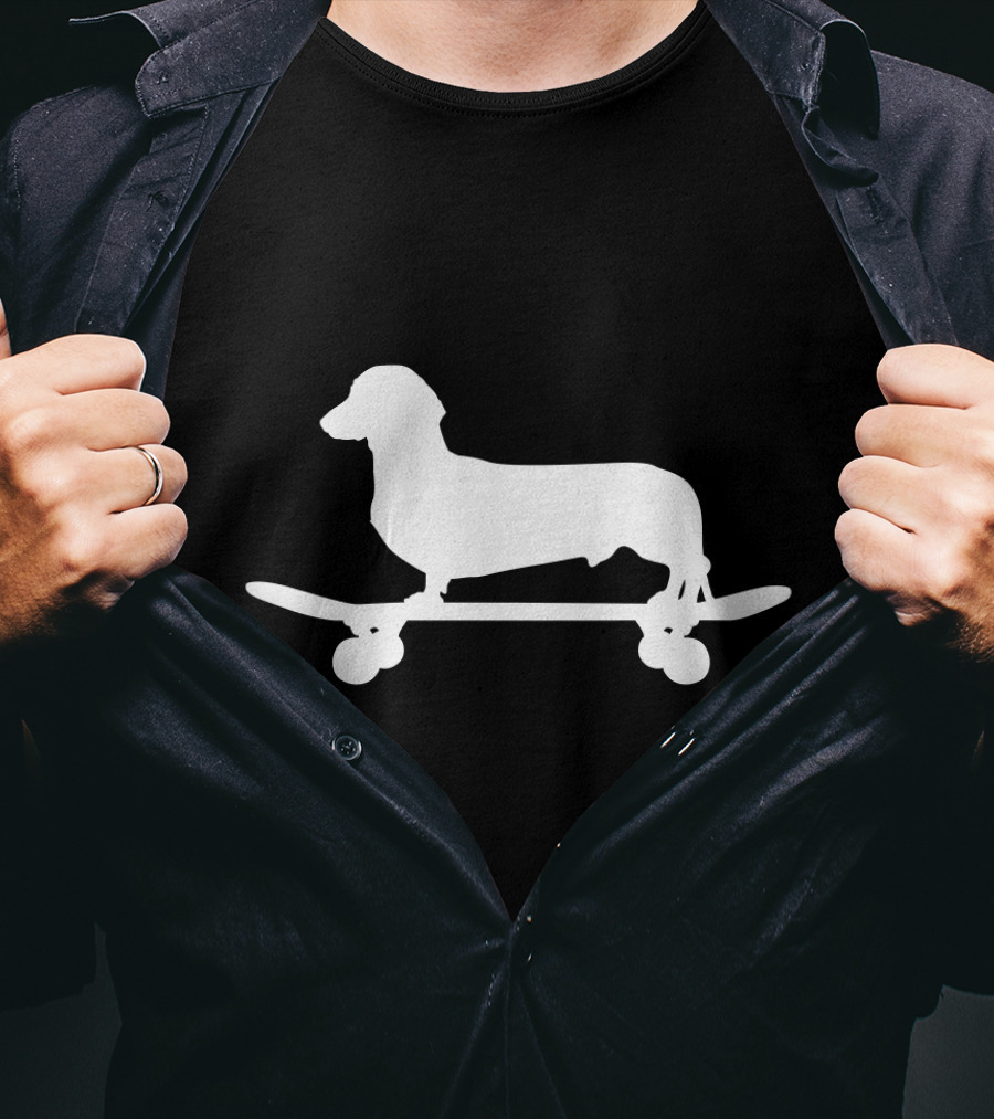 Dog Kute Skateboard T-Shirt