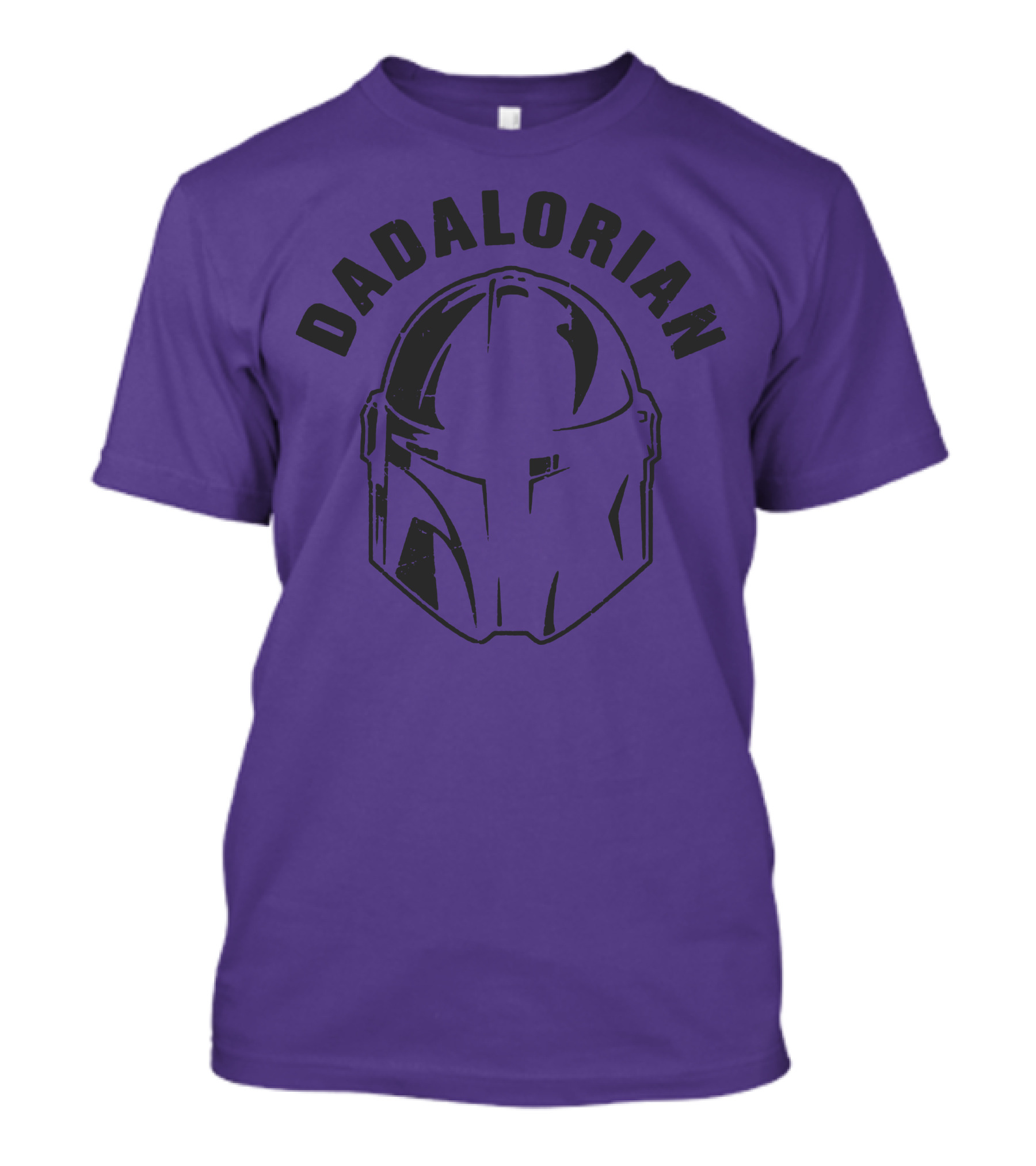 Dadalorian Funny Family Daddy Lover Father's Day Mandalorian Helmet T-Shirt