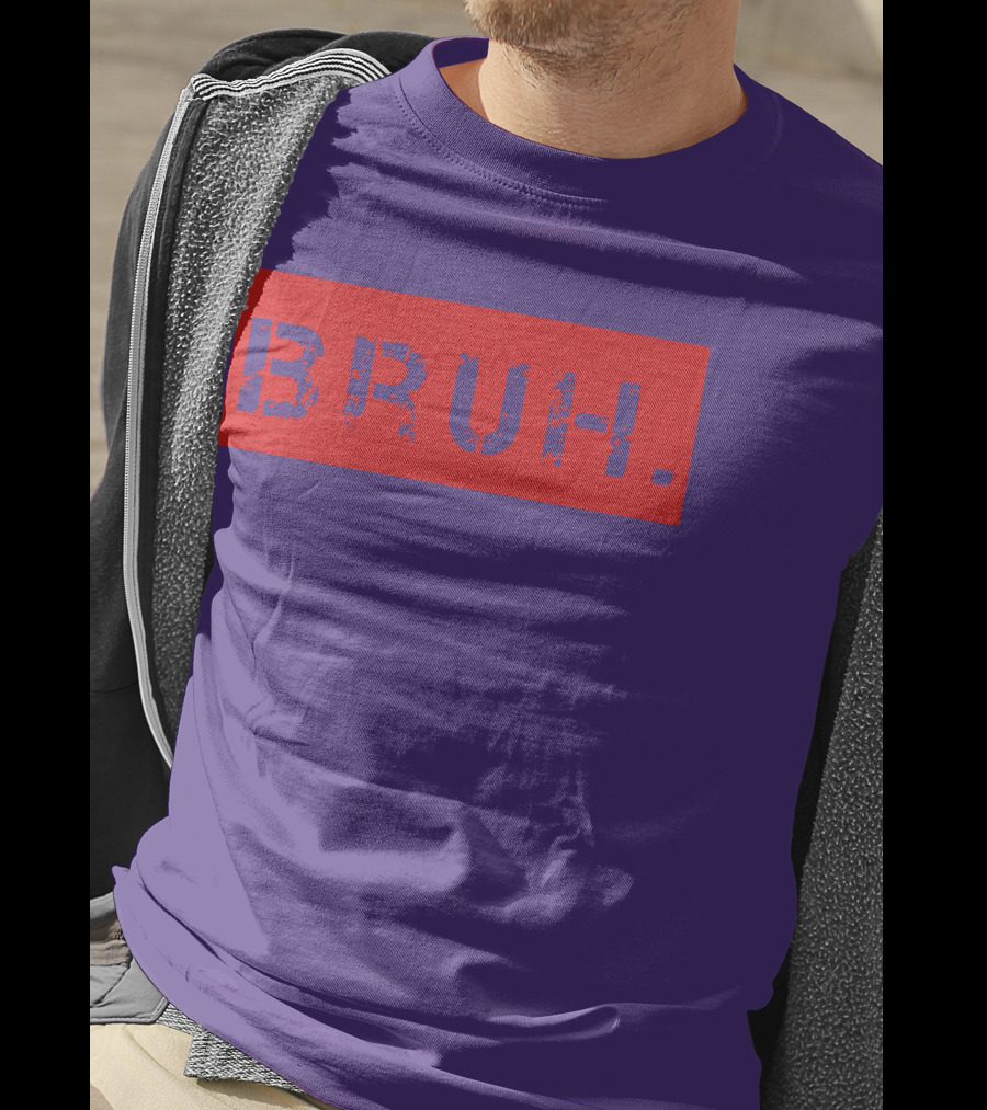 Bruh Meme Funny Saying Brother Teens Greeting T-Shirt
