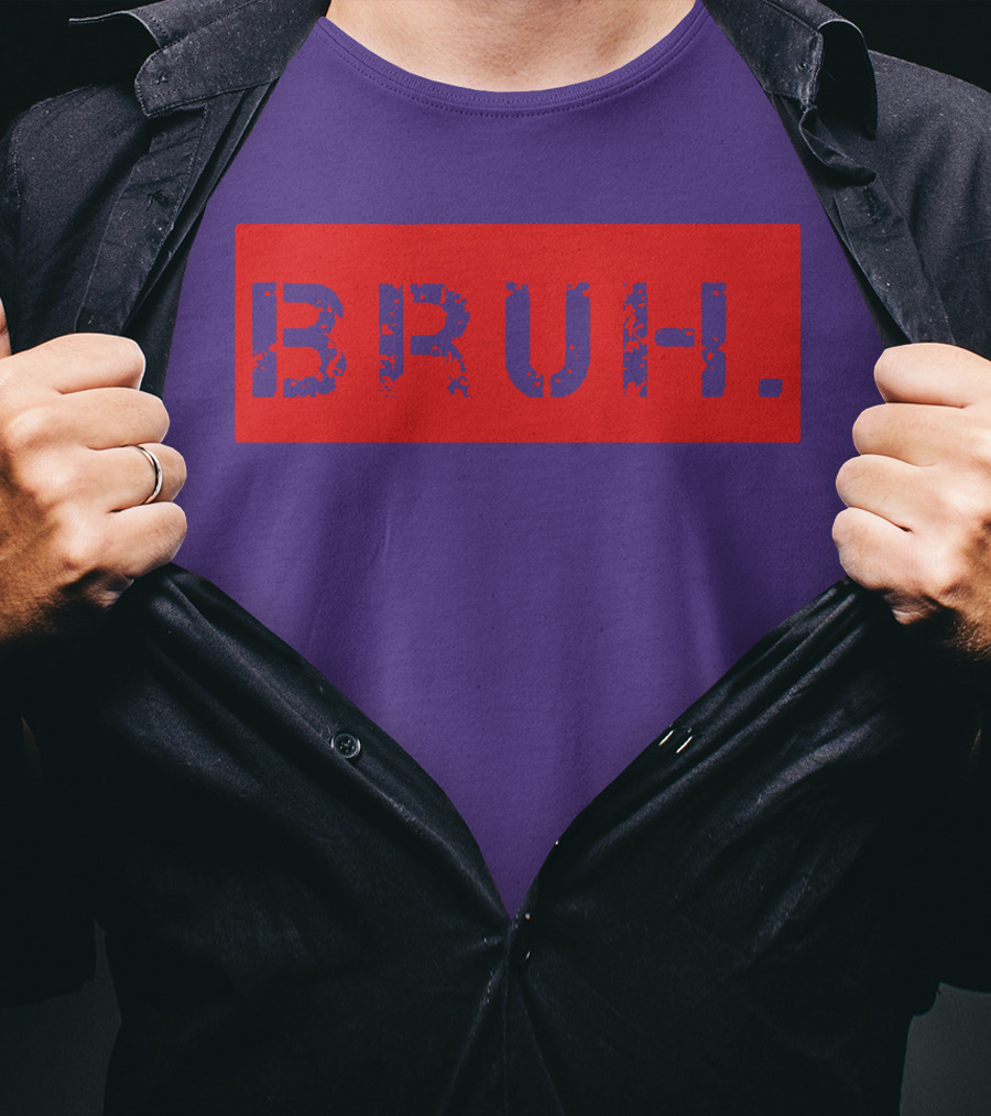 Bruh Meme Funny Saying Brother Teens Greeting T-Shirt