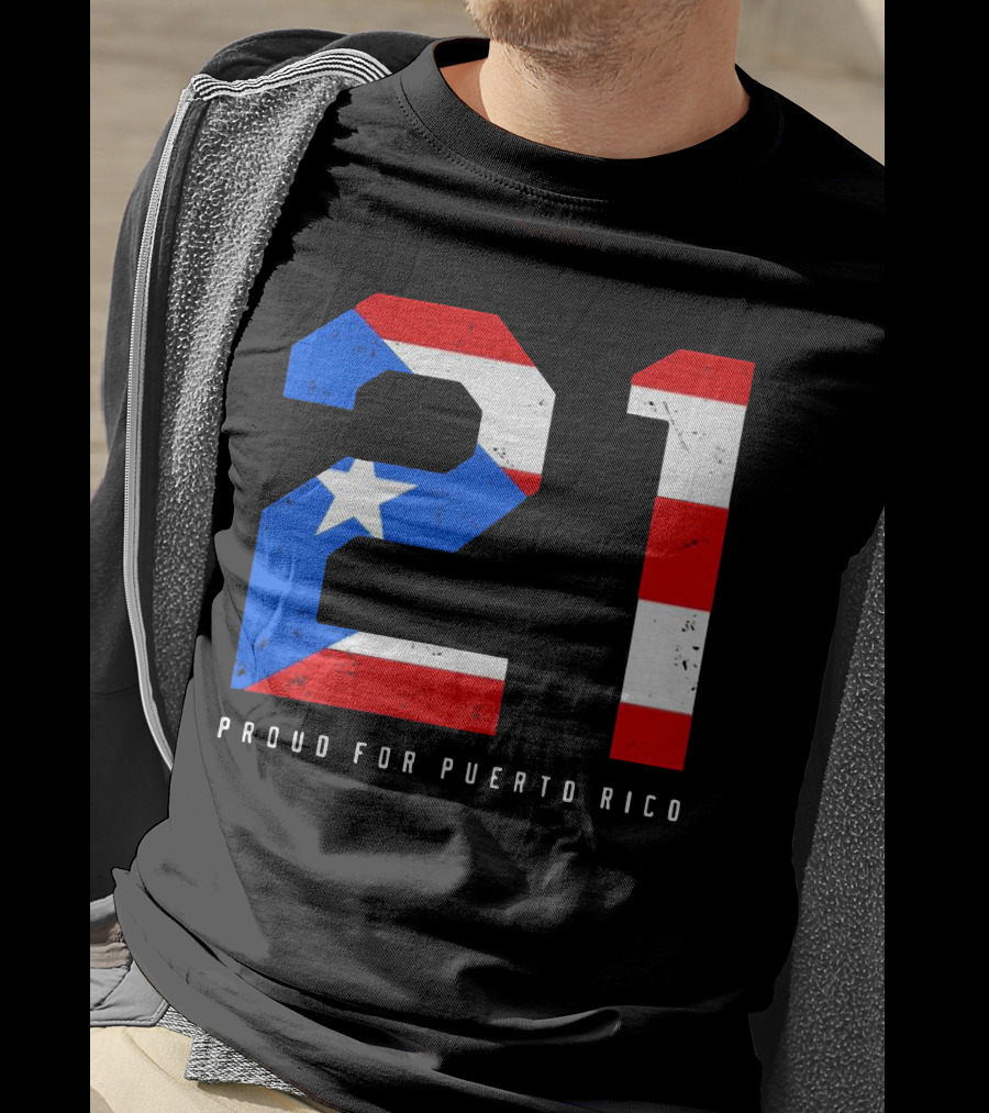 21 Puerto Rico Pride Flag Colors T-Shirt