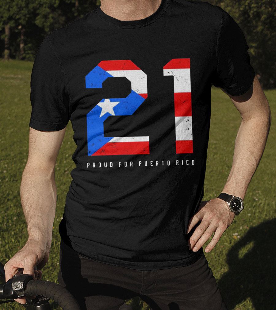 21 Puerto Rico Pride Flag Colors T-Shirt