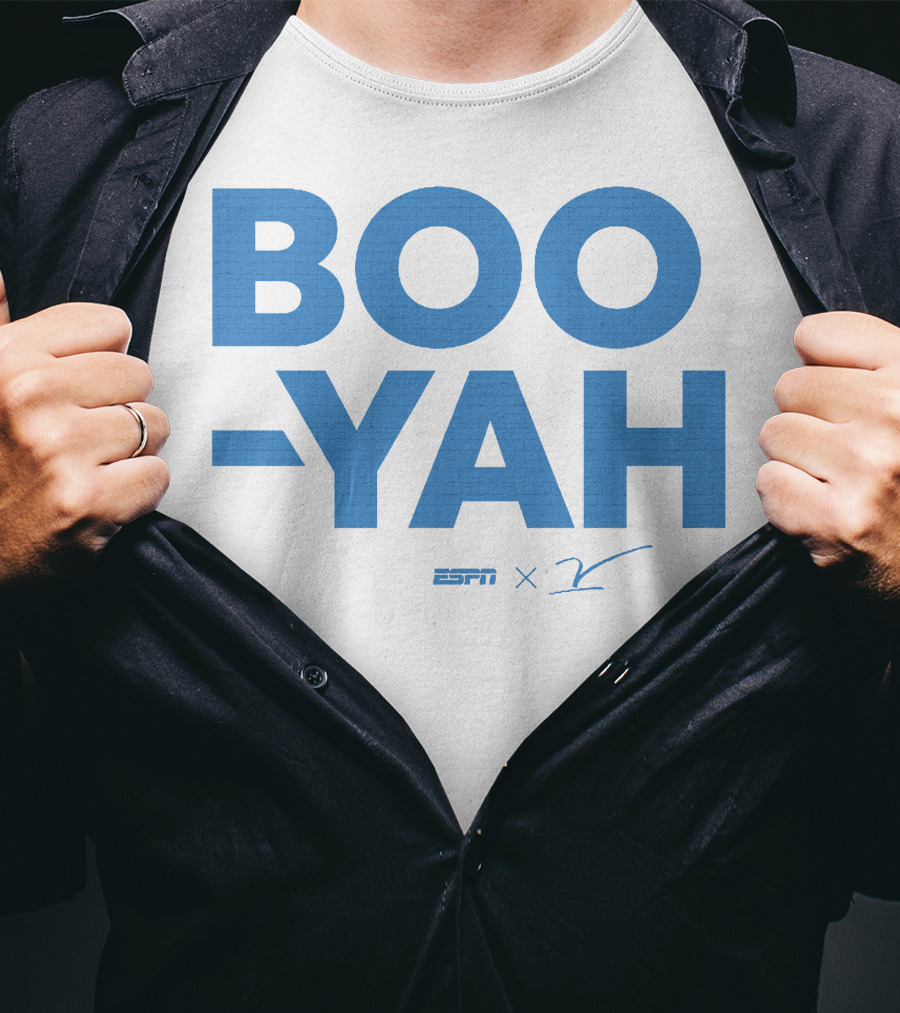 Stuart Scott Booyah ESPN X V T-Shirt
