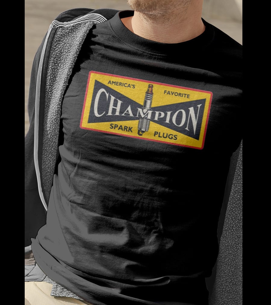 America's Favorite Champion Spark Plugs T-Shirt