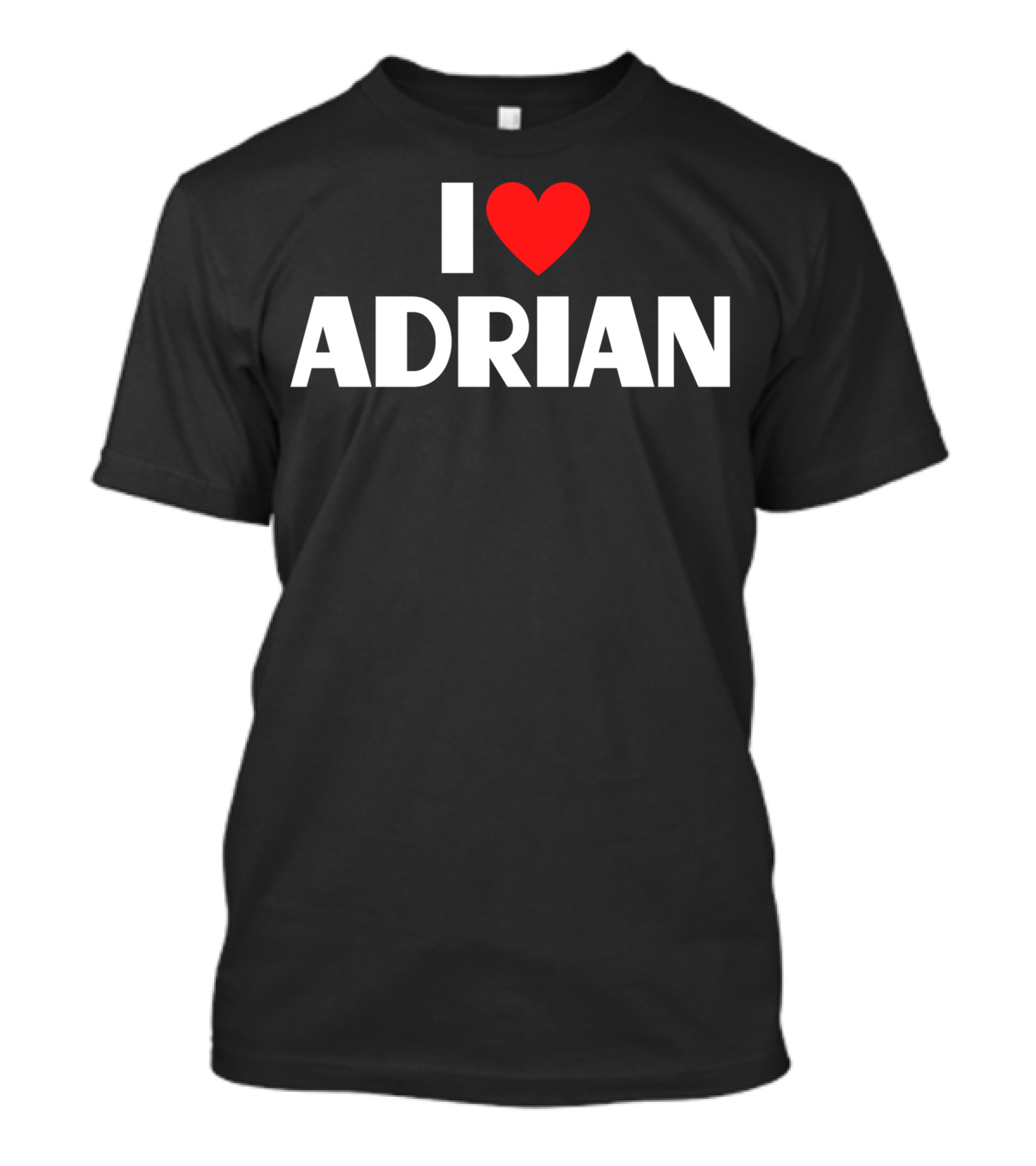 I Love Adrian Heart T-Shirt