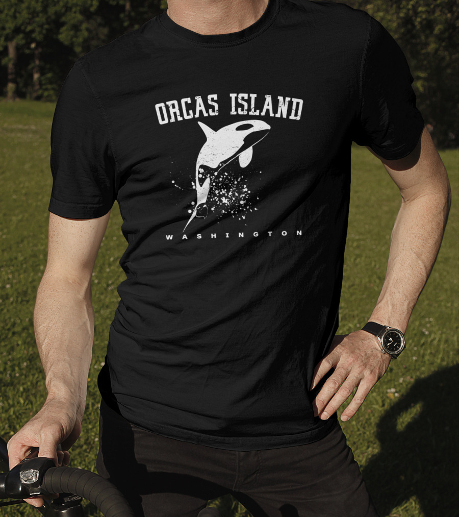 ORCAS ISLAND WASHINGTON Killer Whale Lover Souvenir T-Shirt