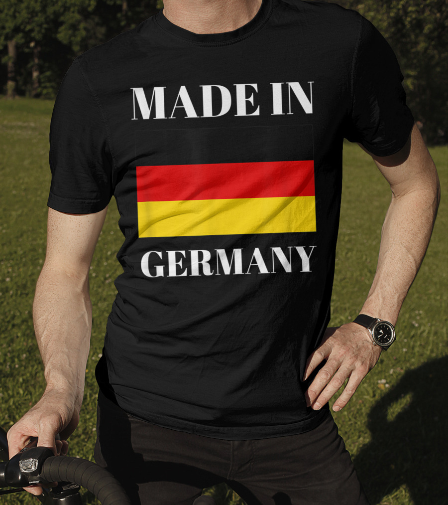 Made In Germany Flag Design Born In Germany Gift German Gift T-Shirt