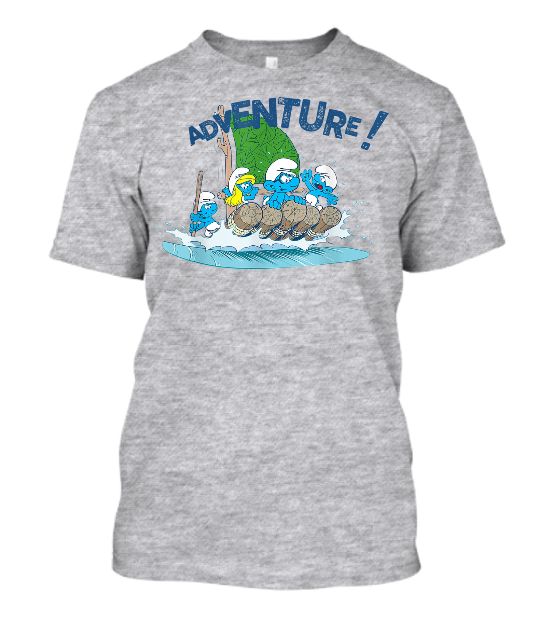 The Smurfs Adventure Rafting With Adventure T-Shirt