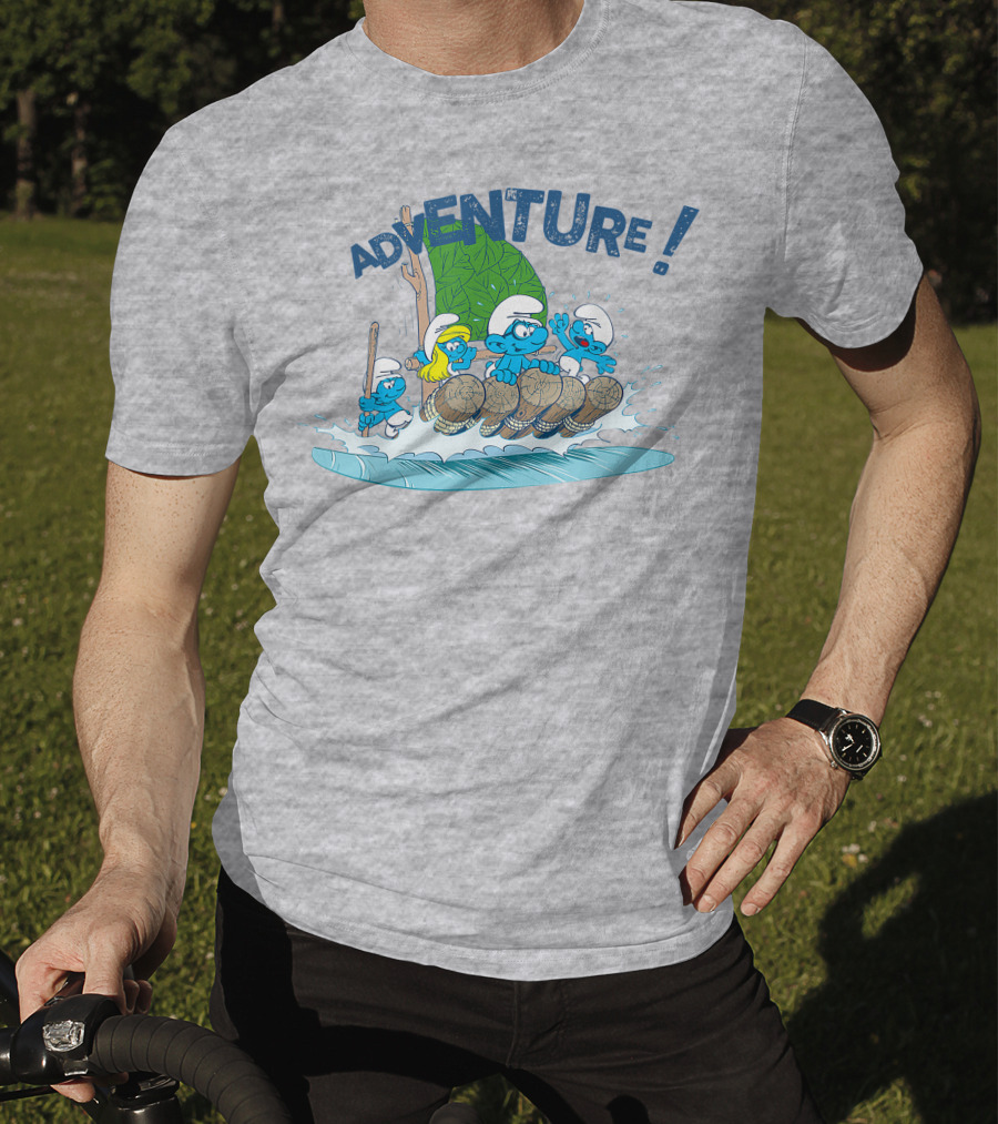 The Smurfs Adventure Rafting With Adventure T-Shirt
