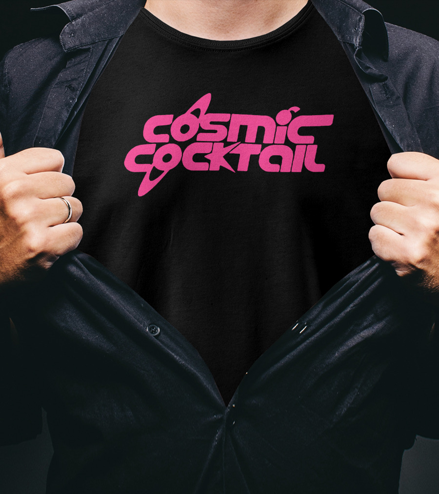 Cosmic Cocktail Bold Pink T-Shirt