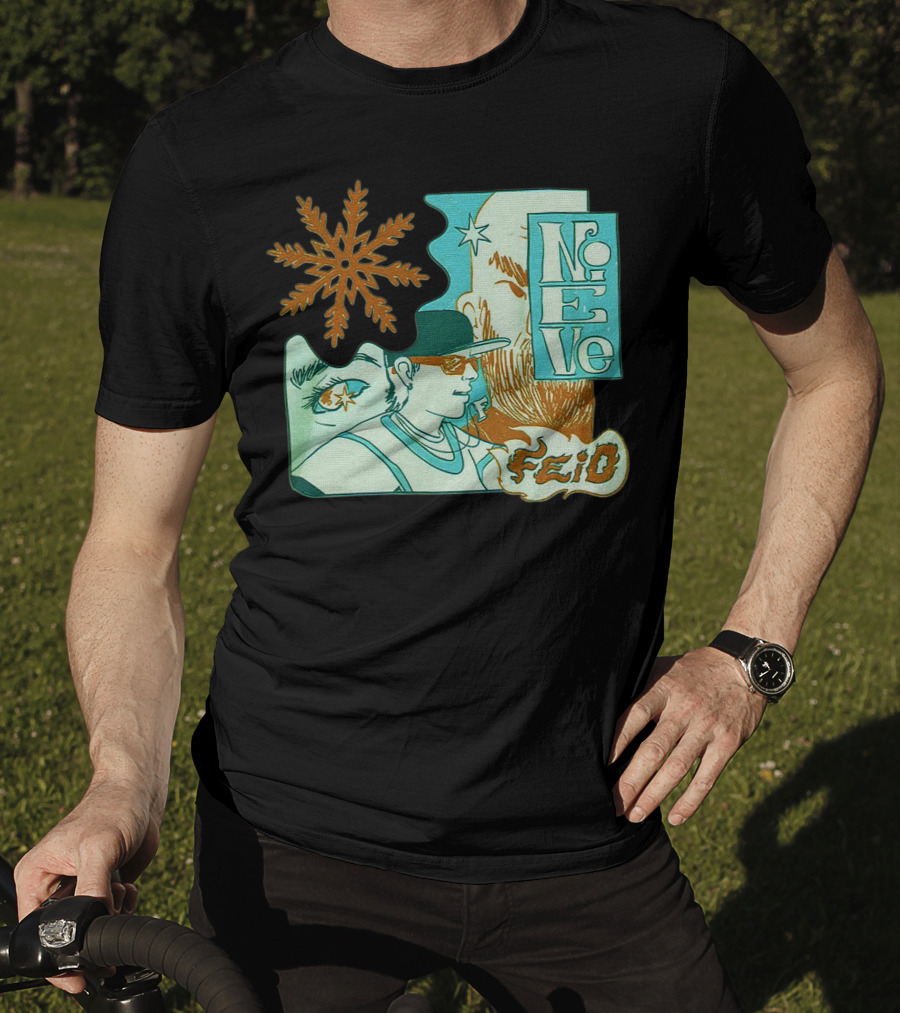 Feid Nieve White Snowflake T-Shirt