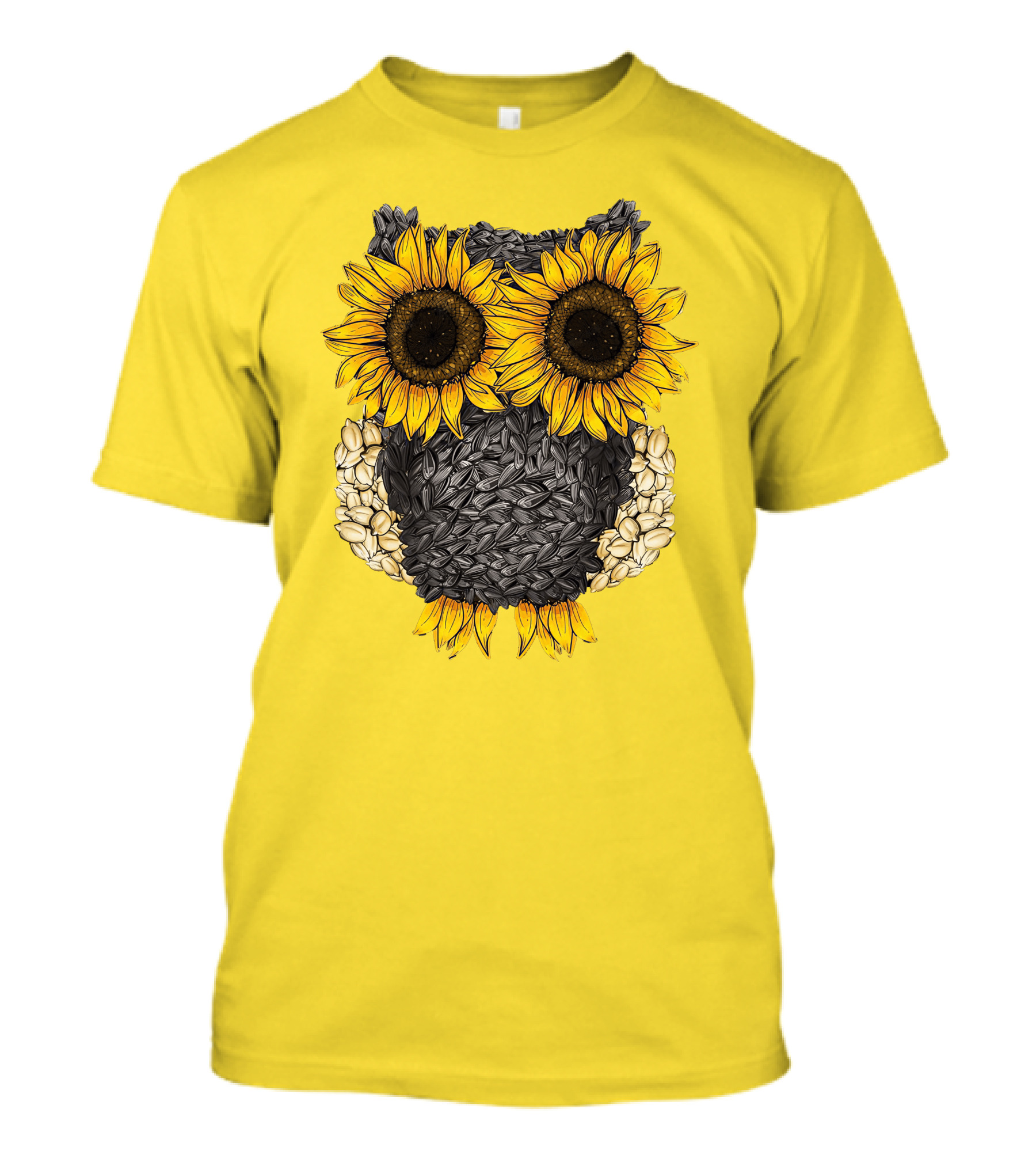 Sunflower Sunflower Owl Owl Sunflower Sunflower T-Shirt