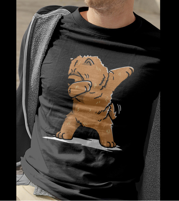 Chow Chow Dog Doing Dab Dance Move T-Shirt