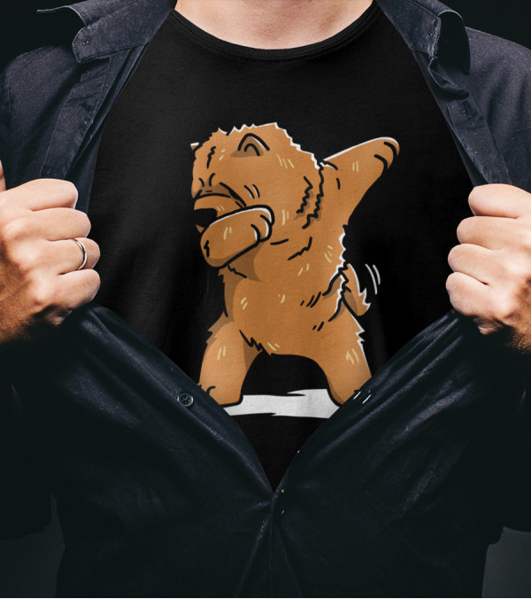Chow Chow Dog Doing Dab Dance Move T-Shirt