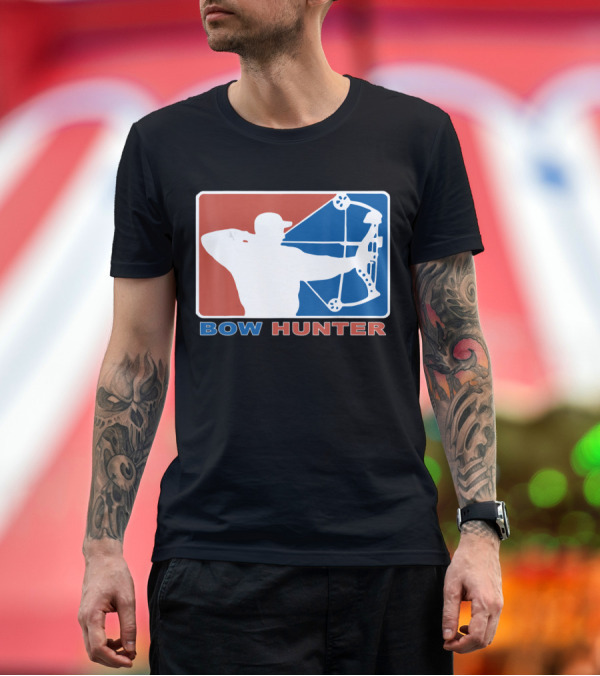Premium T-Shirt: Bow Hunter Major League Inspired Bows and Arrow T-Shirt Bow Hunter Major League Inspired Bows and Arrow T-Shirt