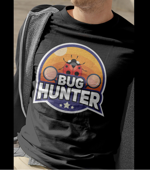 Bug Hunter Ladybug Adventure With Magnifying Glasses T-Shirt