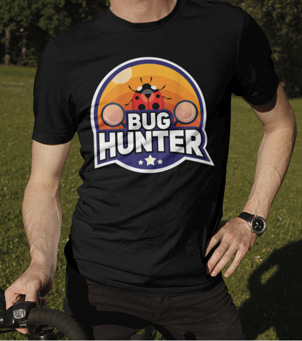 Bug Hunter Ladybug Adventure With Magnifying Glasses T-Shirt