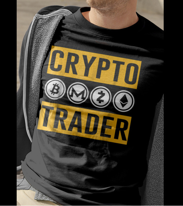 CRYPTO TRADER Bitcoin Monero Zcash Ethereum T-Shirt