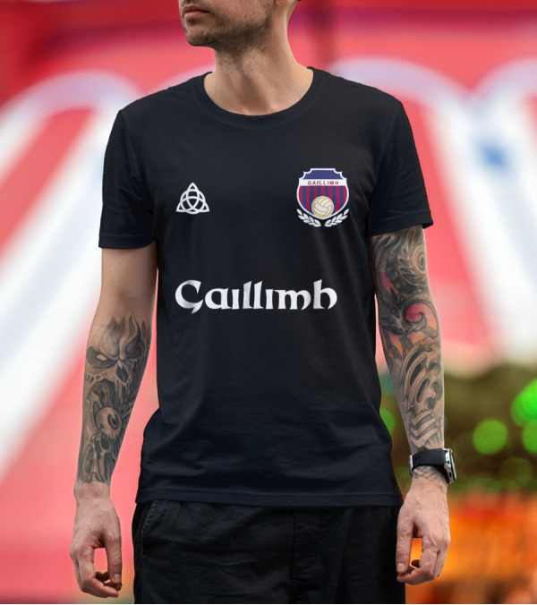 Premium T-Shirt: Gallimh Gaelic Football Crest Galway Knot T-Shirt Gallimh Gaelic Football Crest Galway Knot T-Shirt