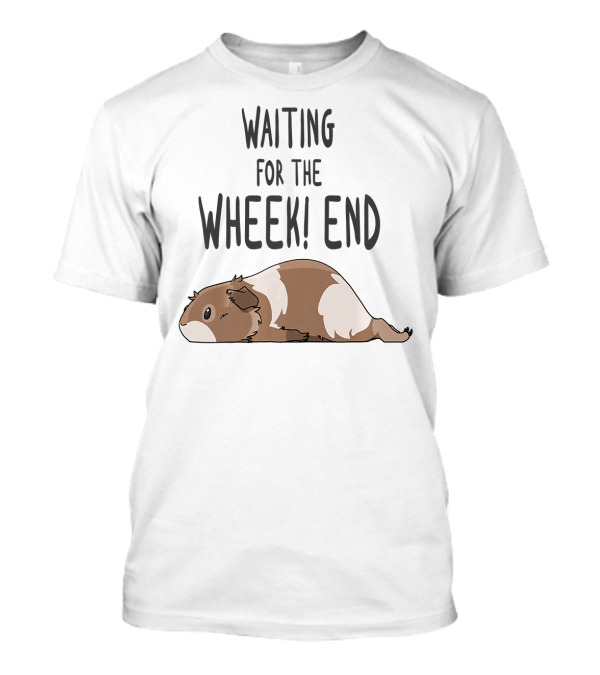 Waiting For The Wheek End Guinea Pig Pun Brow T-Shirt