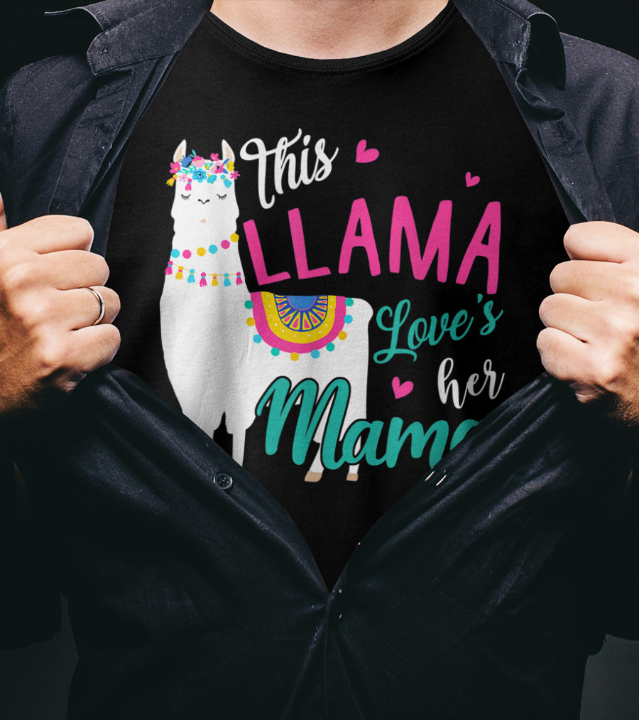 This Llama Loves Her Mama Mother's Day T-Shirt