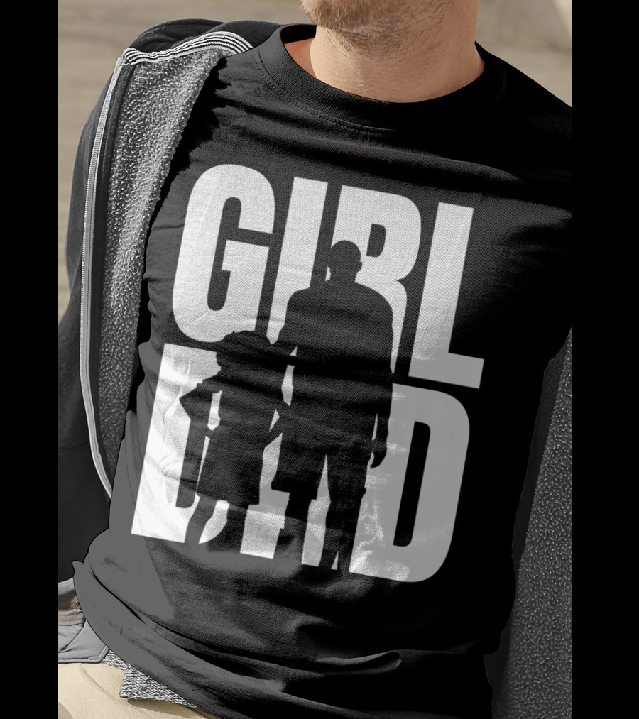 GirlDad Proud Father Of Daughters T-Shirt