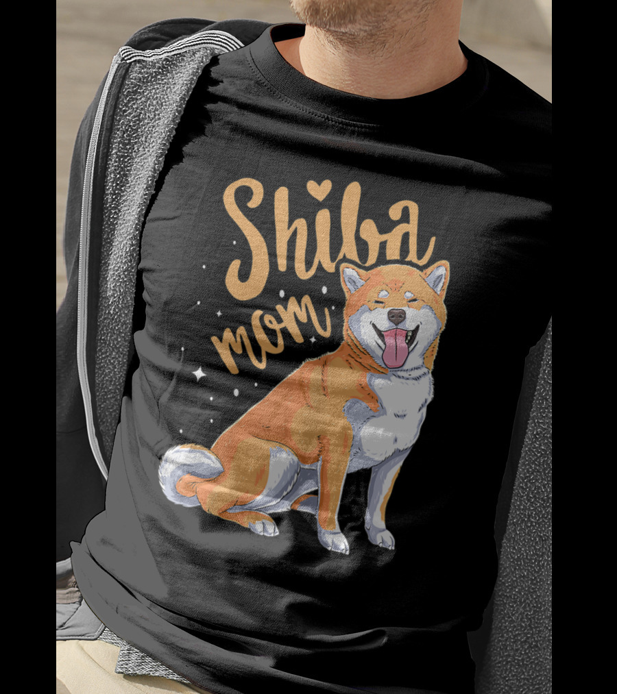Shiba Inu Mom Funny Dog Lover For Shiba Inu Owner T-Shirt