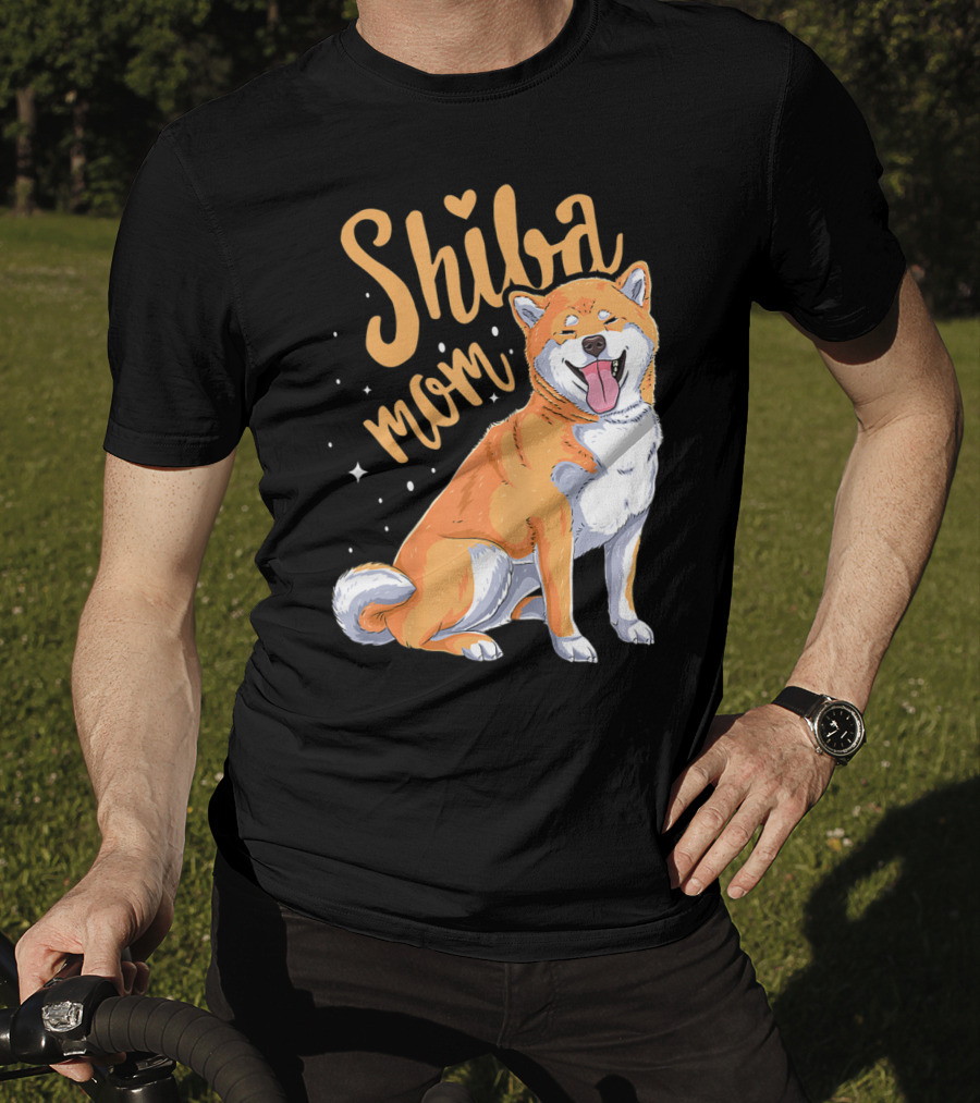 Shiba Inu Mom Funny Dog Lover For Shiba Inu Owner T-Shirt