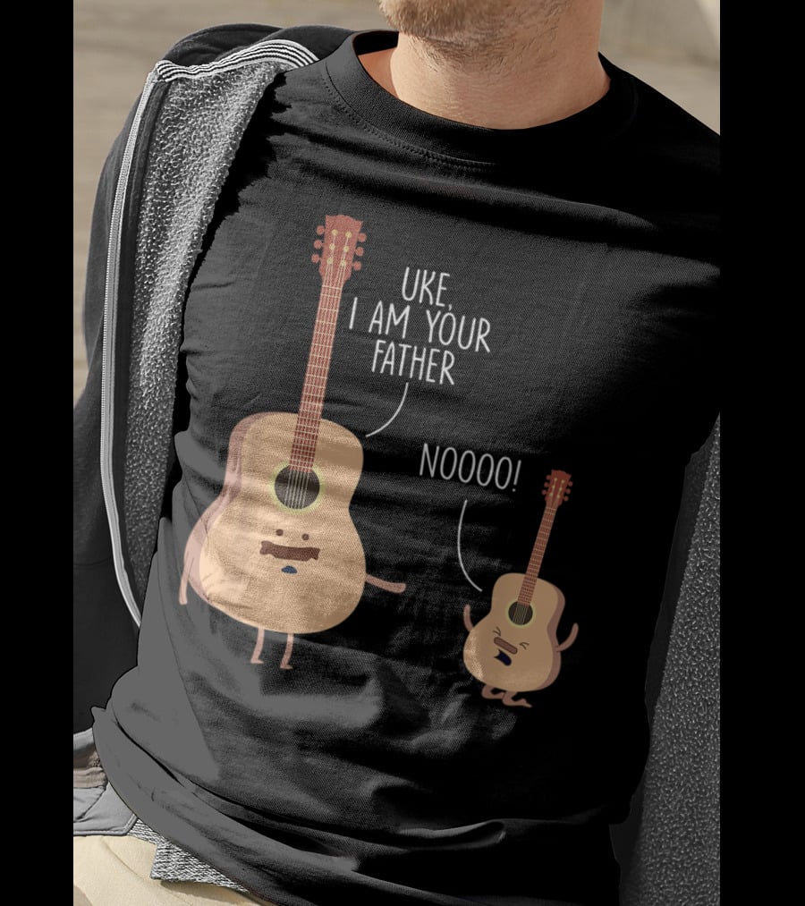 Uke I Am Your Father Ukulele Guitar NOOOO T-Shirt