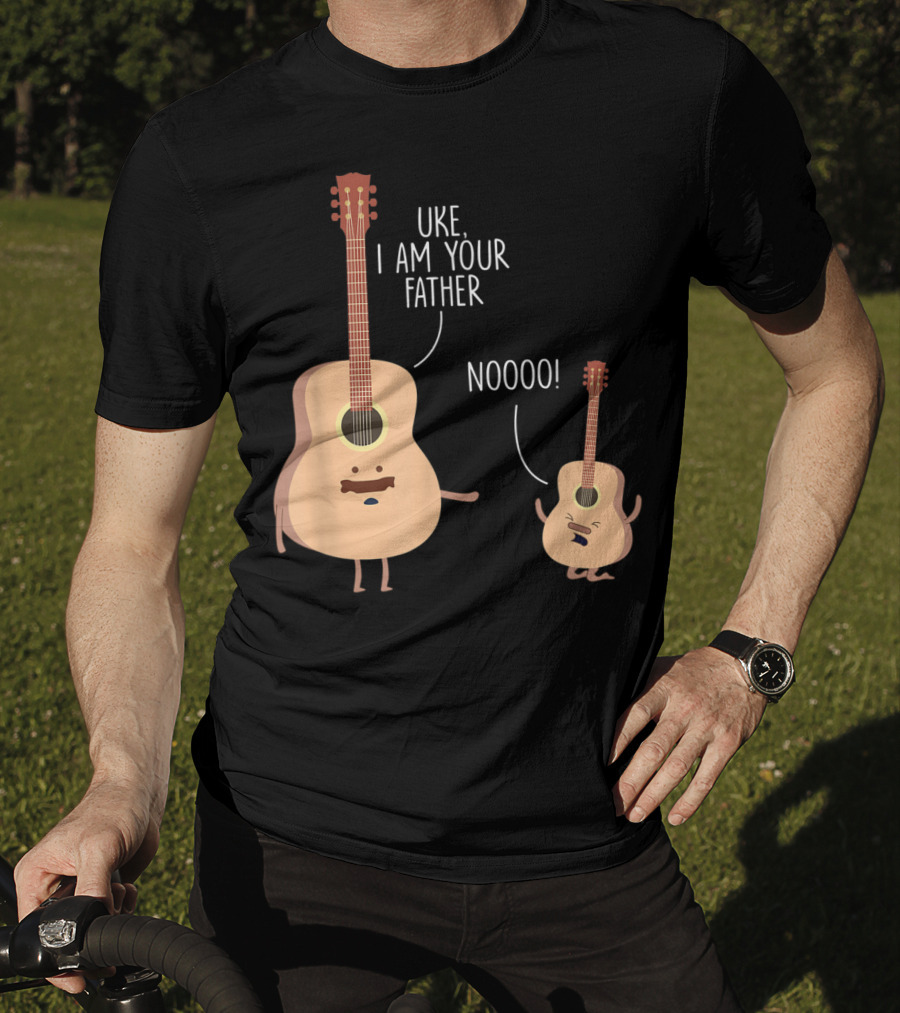 Uke I Am Your Father Ukulele Guitar NOOOO T-Shirt
