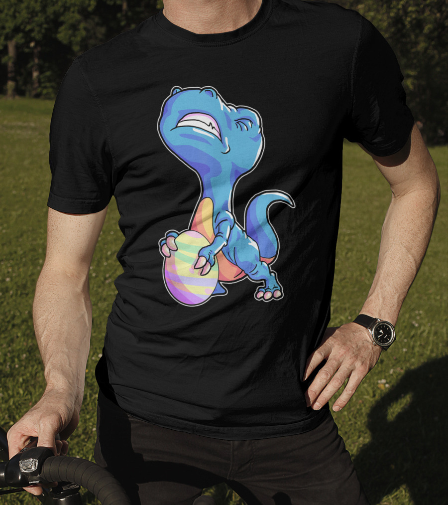 Dinosaur Egg Easter Rex Hates Hunting T-Shirt