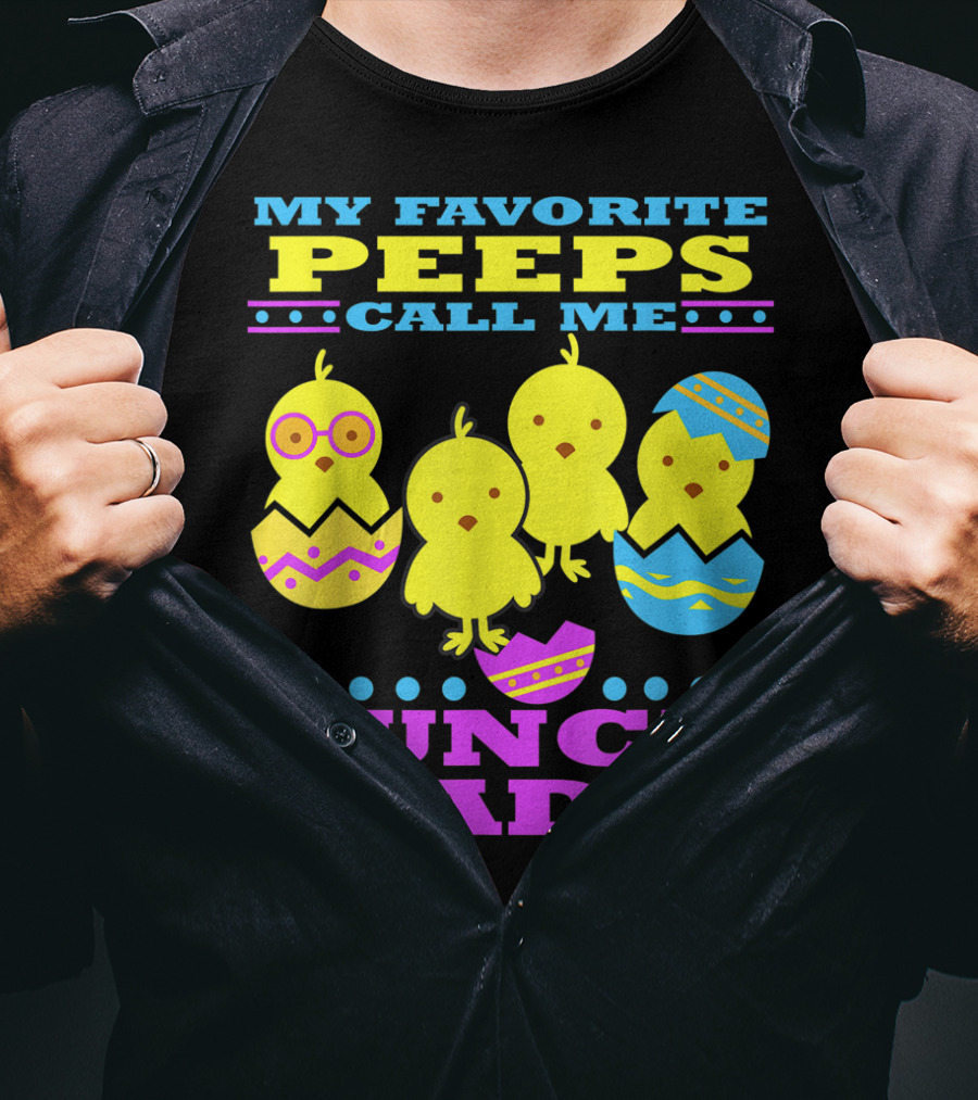 My Favorite Peeps Call Me Lunch Lady Easter Cafeteria Worker T-Shirt