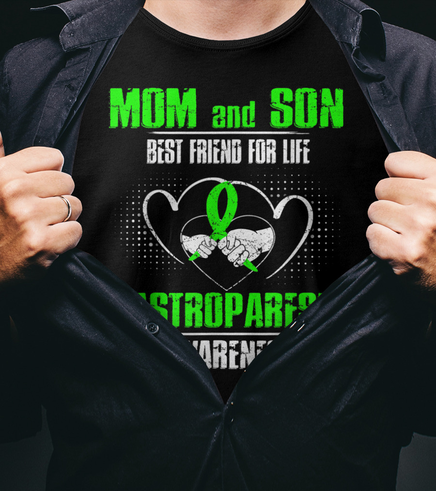 Mom And Son Best Friend For Life Gastroparesis Awareness T-Shirt
