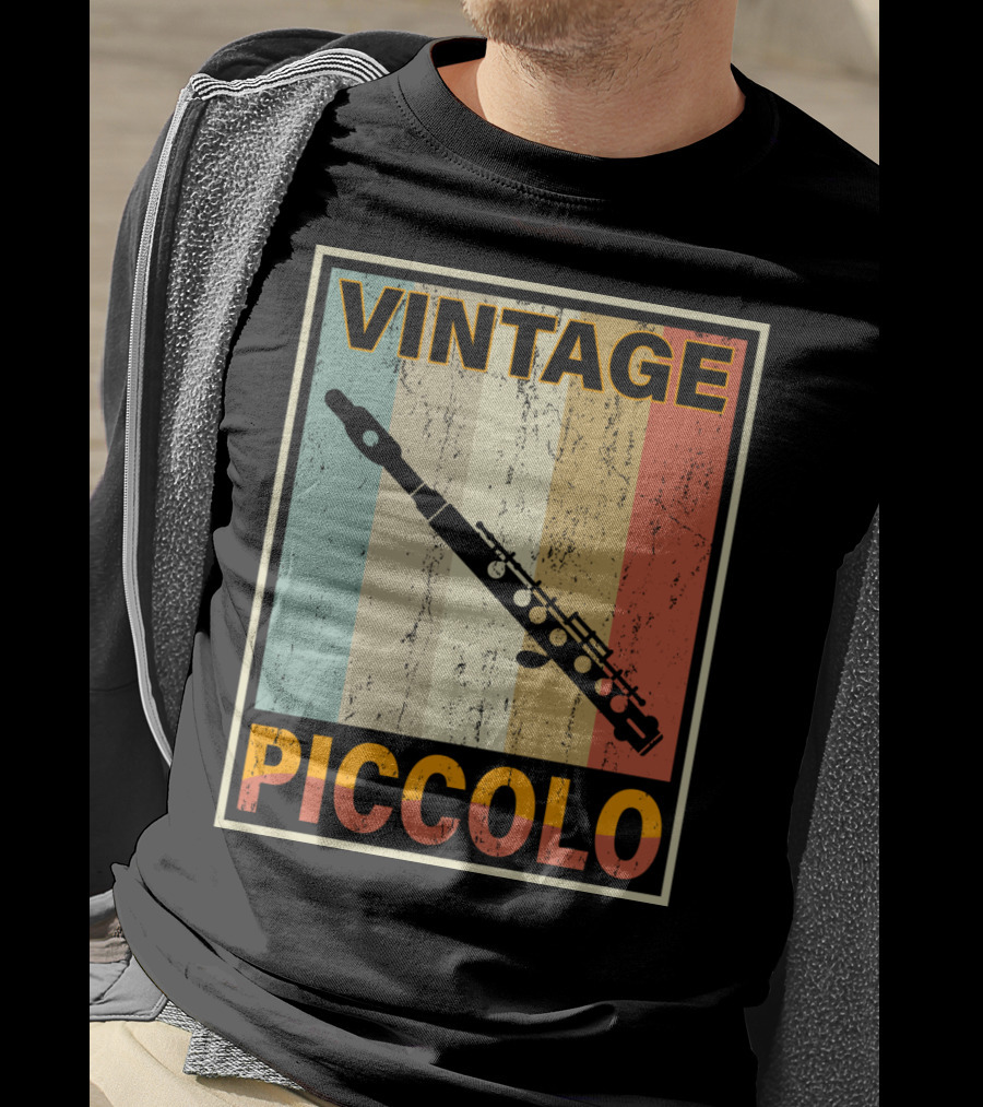 Vintage Piccolo Retro Stripes T-Shirt