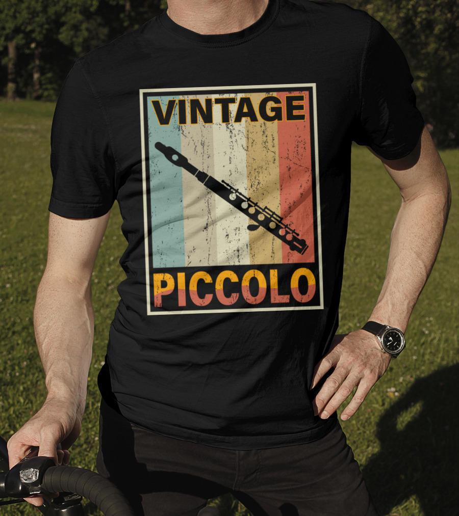 Vintage Piccolo Retro Stripes T-Shirt