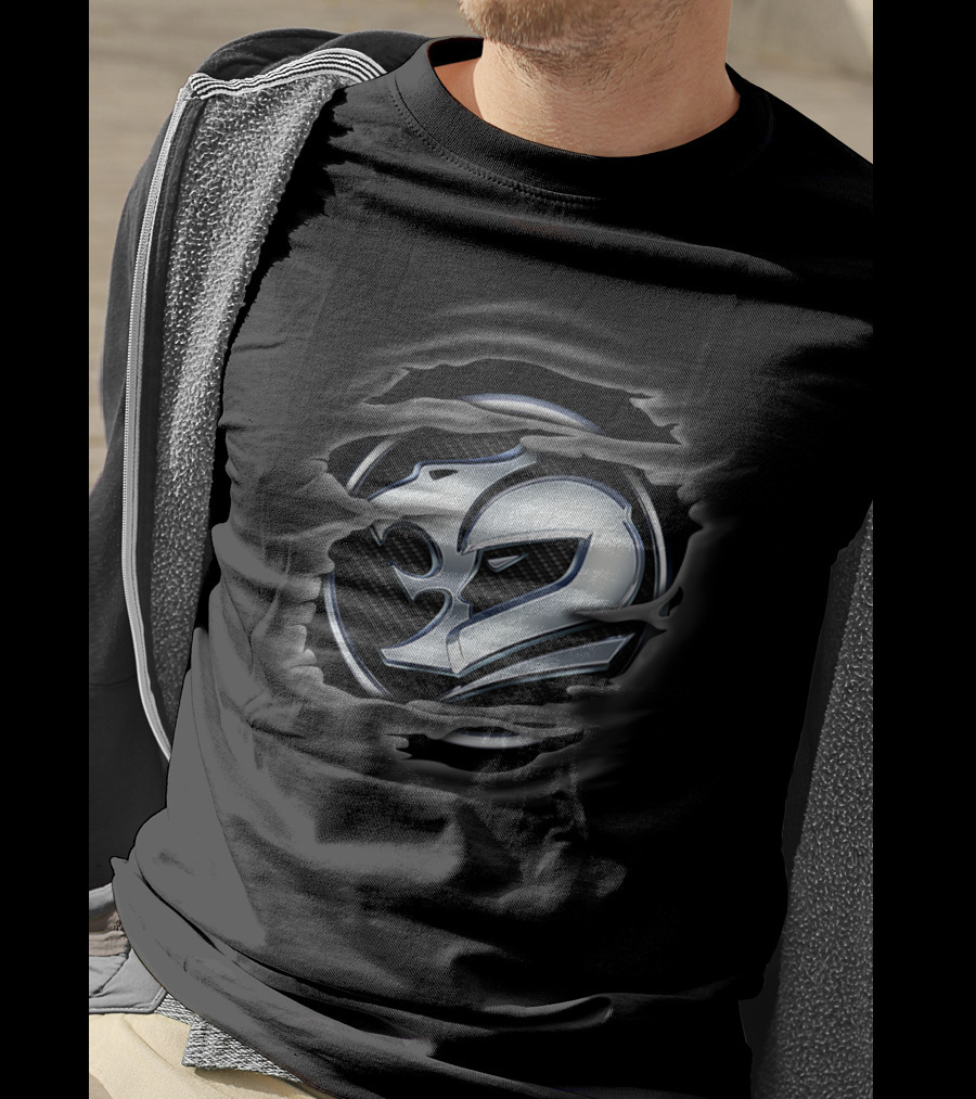 LIMITED HSV Holden Racing Silver Number 2 Emblem T-Shirt