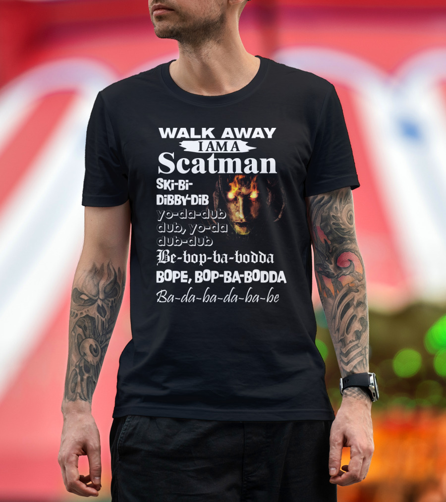 Walk Away I Am A Scatman Ski-Bi-Dibby-Dib Yo-da-dub Dub Yo-da Dub-dub Be-bop-ba-bodda Bope Bop-ba-bodda Ba-da-ba-da-ba-be T-Shirt
