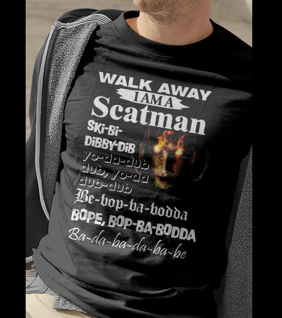 Walk Away I Am A Scatman Ski-Bi-Dibby-Dib Yo-da-dub Dub Yo-da Dub-dub Be-bop-ba-bodda Bope Bop-ba-bodda Ba-da-ba-da-ba-be T-Shirt