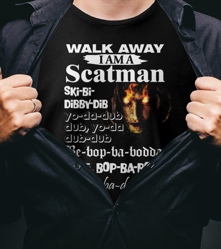 Walk Away I Am A Scatman Ski-Bi-Dibby-Dib Yo-da-dub Dub Yo-da Dub-dub Be-bop-ba-bodda Bope Bop-ba-bodda Ba-da-ba-da-ba-be T-Shirt