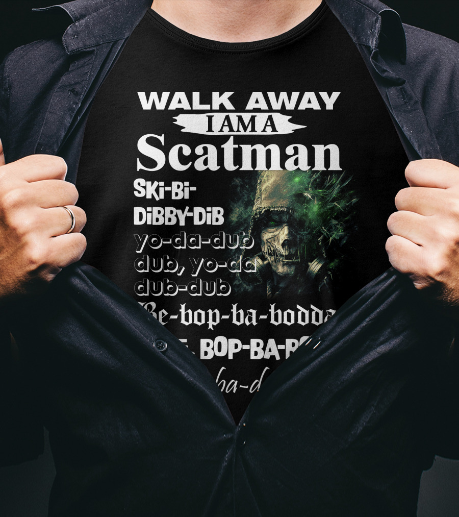 Walk Away I Am A Scatman Ski Bi Dibby Dib Yo-da-dub Dub Yo-da Dub-dub Be-bop-ba-bodda BOPE BOP-BA-BODDA Ba-da-ba-da-ba-be T-Shirt