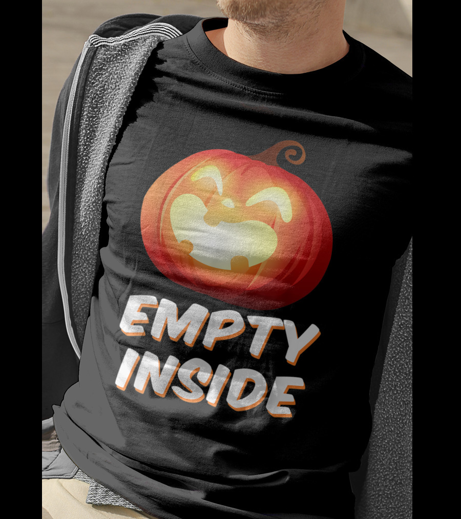 Empty Inside Halloween Pumpkin T-Shirt
