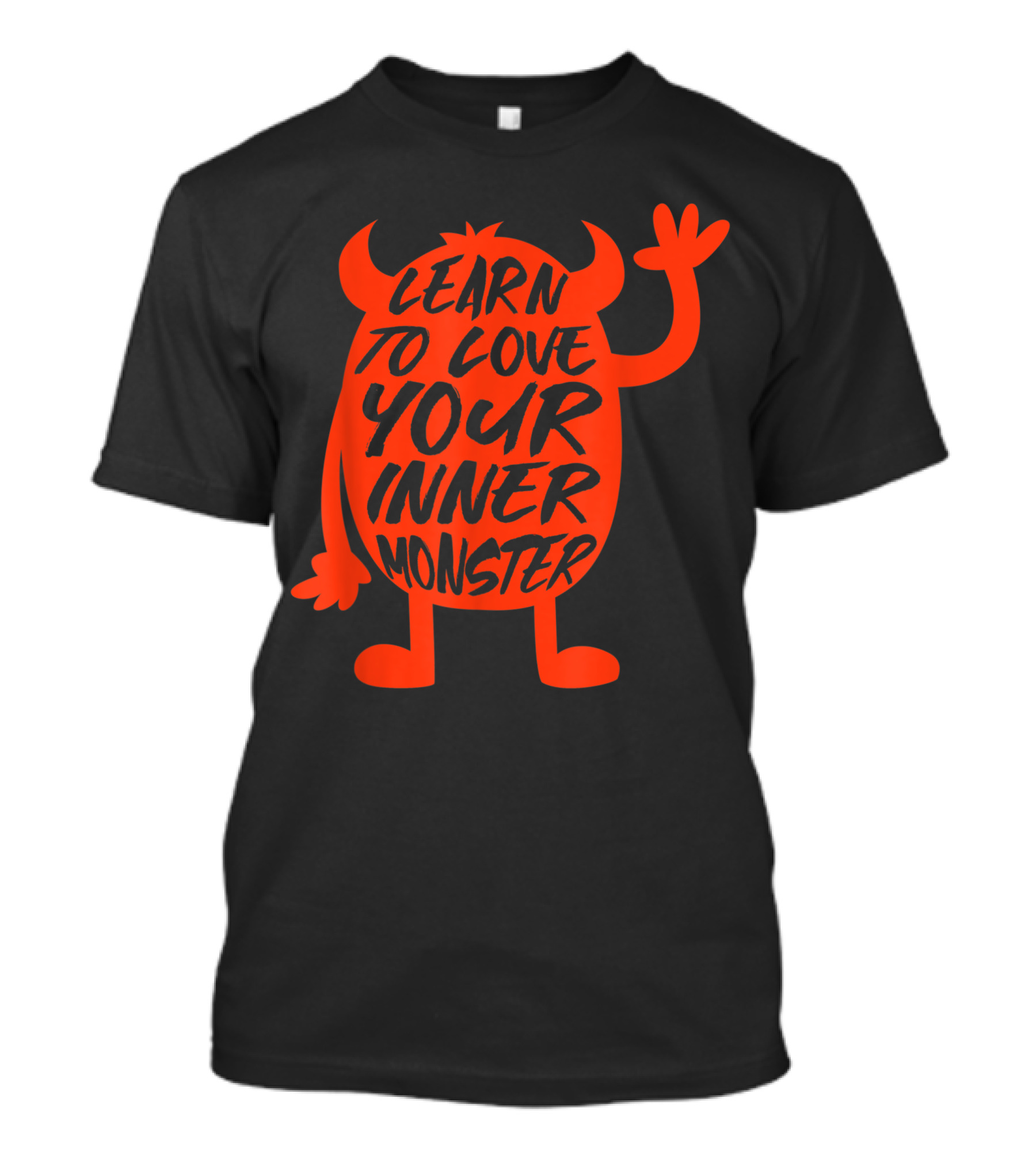 Learn To Love Your Inner Monster Halloween Boo T-Shirt