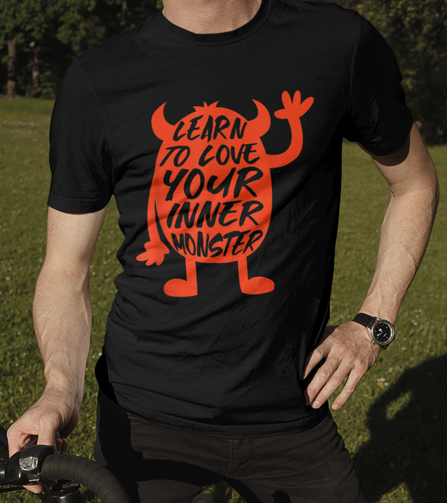 Learn To Love Your Inner Monster Halloween Boo T-Shirt