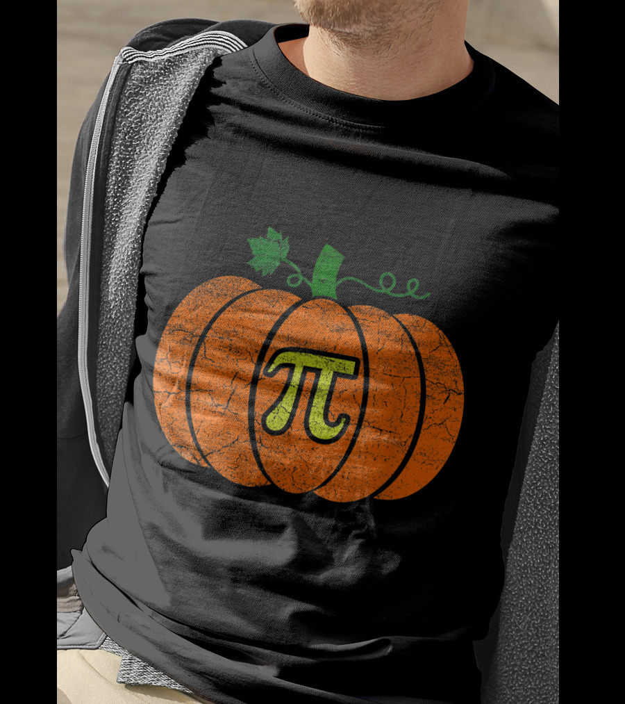 Halloween Pumpkin Pi Pie T-Shirt