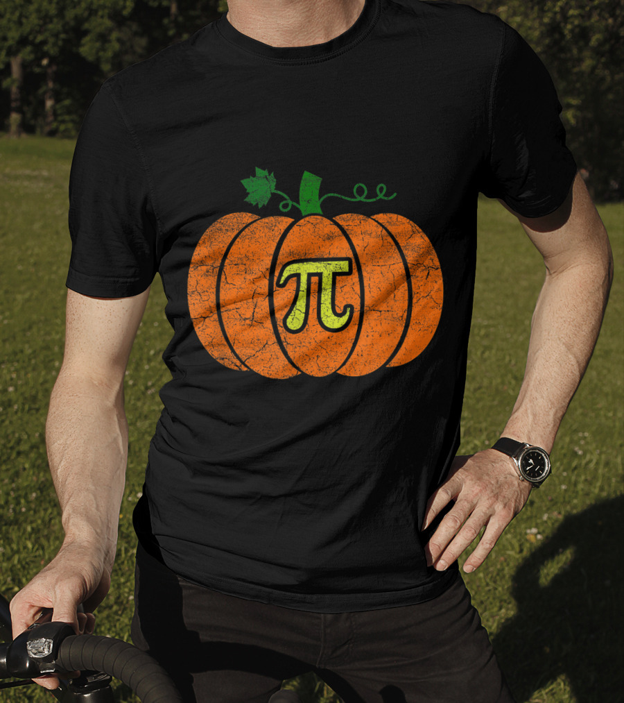 Halloween Pumpkin Pi Pie T-Shirt