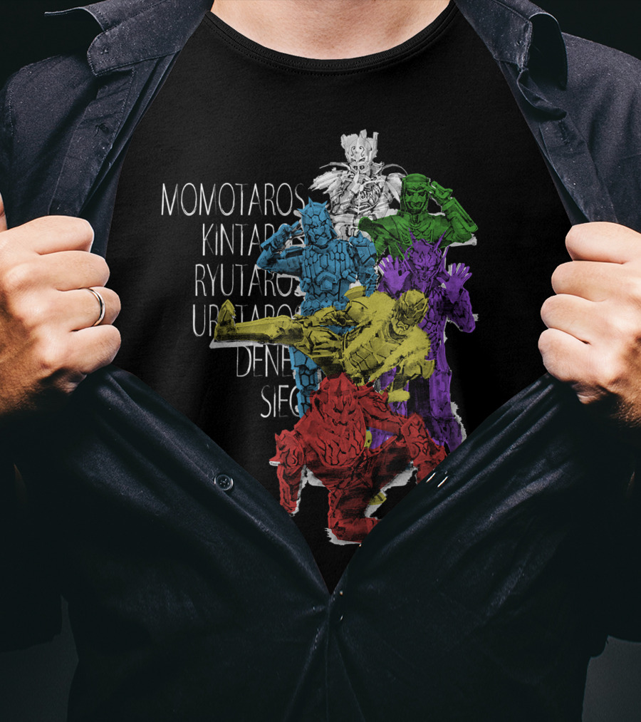 Momotaros Kintaros Ryutaros Urataros Deneb Sieg Imagin Designed By Yoshito Sugawara T-Shirt