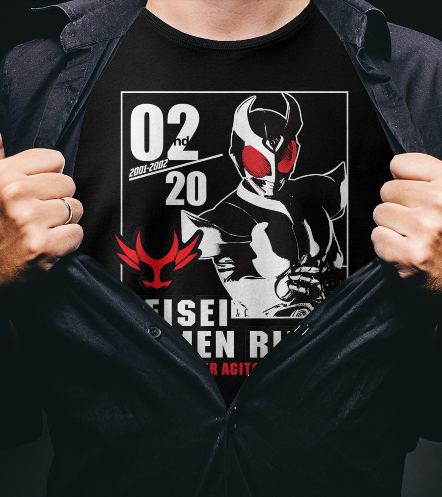 02nd 2001-2002 Heisei Kamen Rider Masked Rider Agito T-Shirt