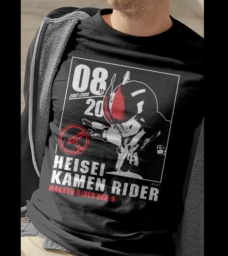 08th 2007-2008 Heisei Kamen Rider Masked Rider Den-O T-Shirt