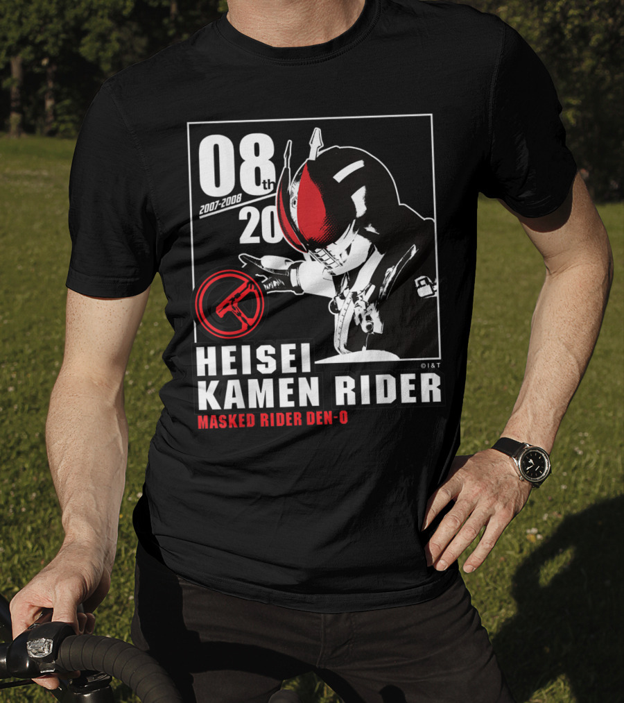08th 2007-2008 Heisei Kamen Rider Masked Rider Den-O T-Shirt