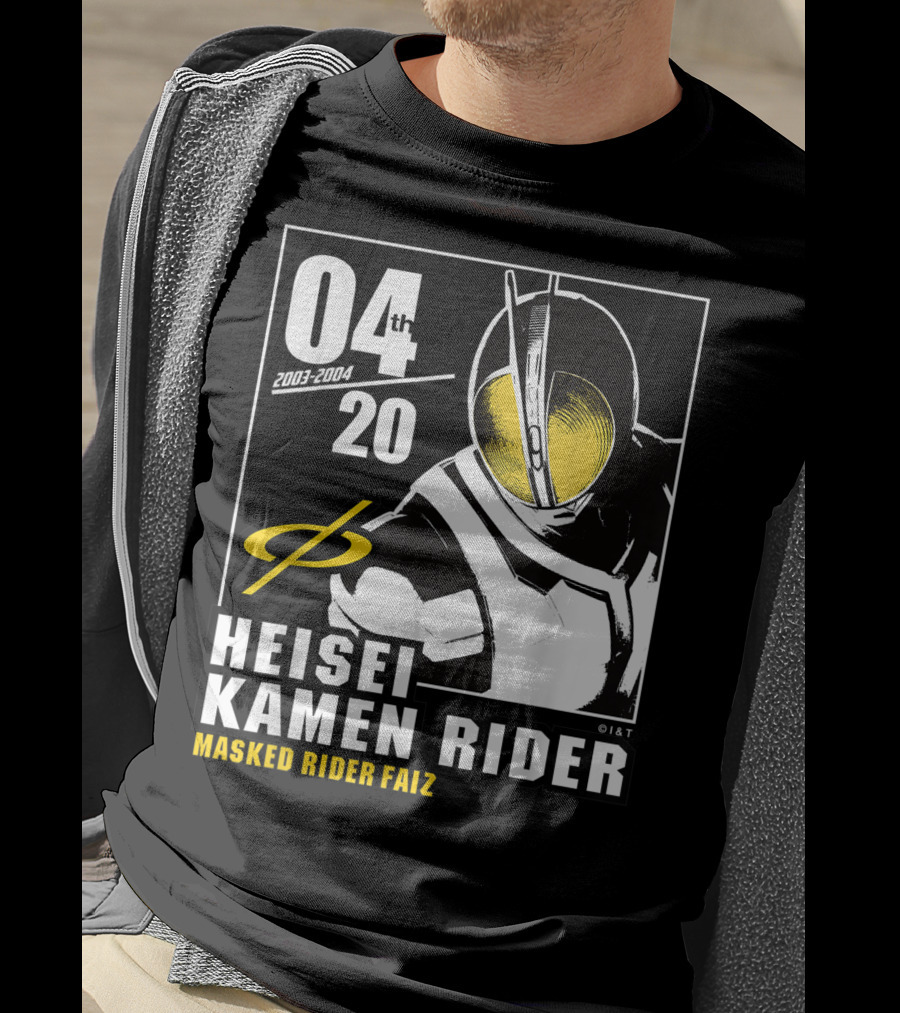 04 2003-2004 Heisei Kamen Rider Masked Rider Faiz T-Shirt
